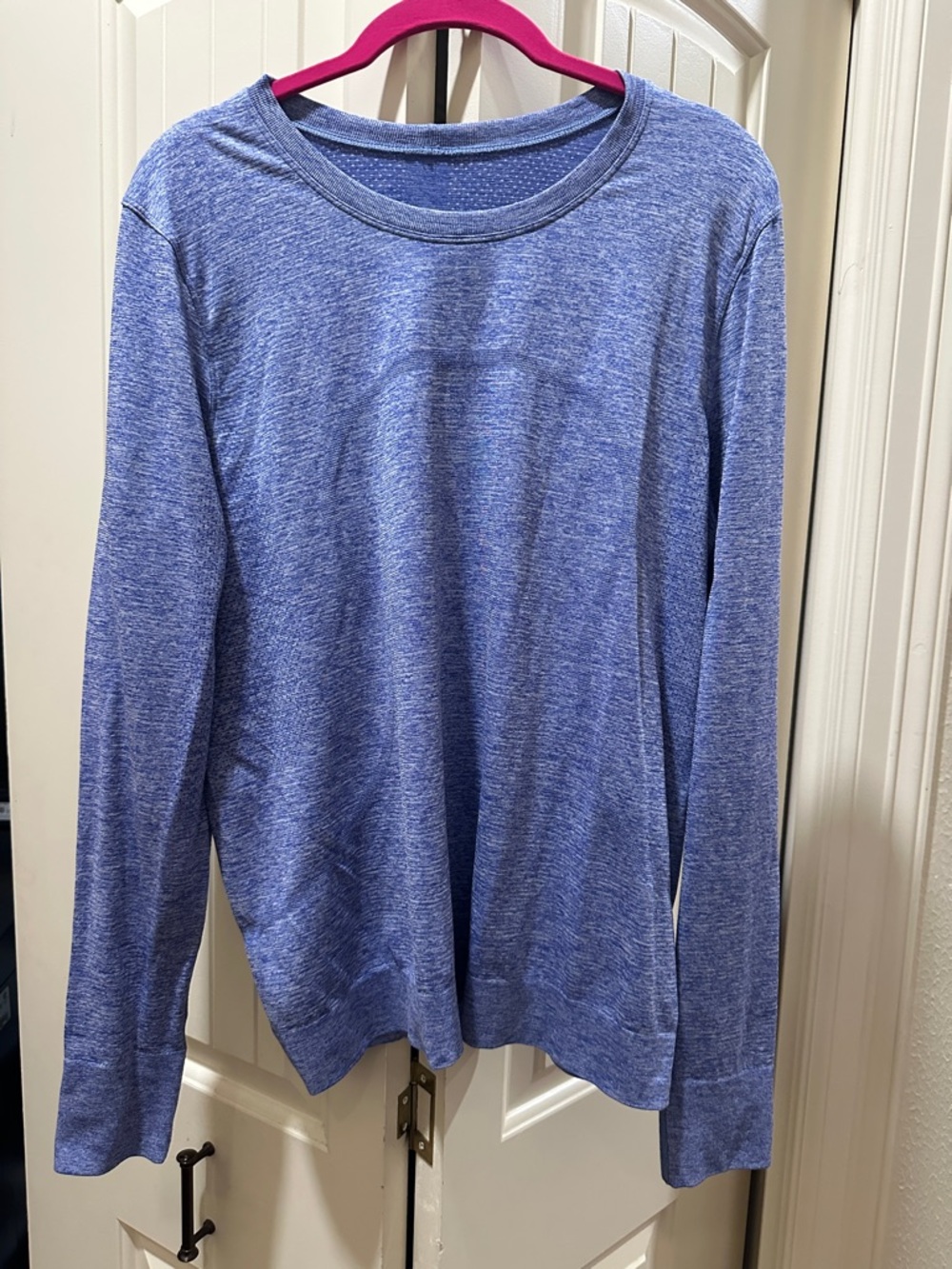 lululemon athletica Heathered Blue Crewneck Sweater